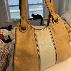 Tignanello tan shoulder bag